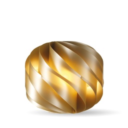 [GL/L/40/NGLD] Lampada da Tavolo New Gold Cm. 40 x 38h
