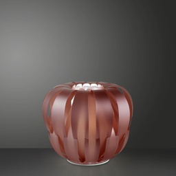 [QN/L/29/PKM] Lampada da Tavolo Pink Metal in Metallo Bianco Cm. 29 x 23h