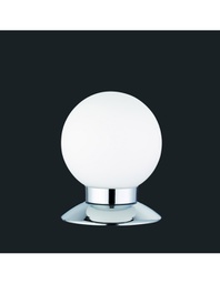 [TRIOR52551906] Lampada da Tavolo Princess Cromo Sfera Vetro Led Ø10 cm Trio Lighting
