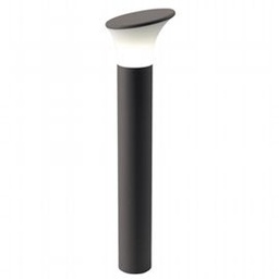 [SOV559/16] Lampada da esterno in alluminio pressofuso con diffusore opalino - Altezza max 160mm - IP44 - Potenza massima 25W grafite
