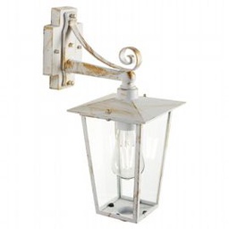 [SOV941/26] Lampada da esterno in alluminio pressofuso con diffusori in vetro trasparente biancooro