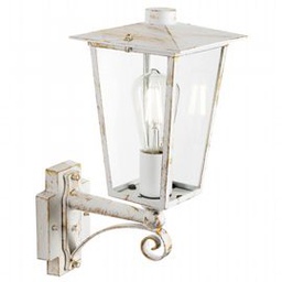 [SOV940/26] Lampada da esterno in alluminio pressofuso con diffusori in vetro trasparente biancooro