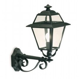 [SOV855/16] Lampada da esterno in alluminio pressofuso con diffusori in vetro trasparente grafite