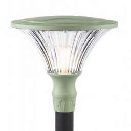 [SOV99254/41] Lampada da esterno in alluminio pressofuso con luce diretta e diffusore trasparente - 50W salvia