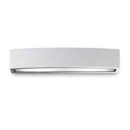 [8021696163543] Lampada da parete Andromeda AP2 grigio - L 450 x H 80 x P 95 mm