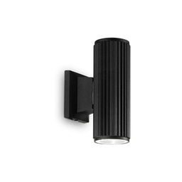 [8021696129433] Lampada da parete BASE AP2 nera - L 65 x H 180 x P 115 mm