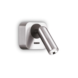 [8021696260679] Lampada da parete BEAN Square, nickel, L 65 x H 85 x P 110 mm