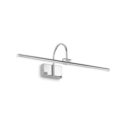 [8021696199870] Lampada da parete Bonjour AP D60 cromo - L 600 x H 175 x P 180 mm