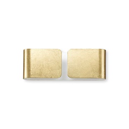 [8021696091129] Lampada da parete CLIP MINI oro - L 250 x H 90 x P 80 mm