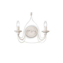 [8021696028460] Lampada da parete Corte Bianca - L 360 x H 370 x P 205 mm