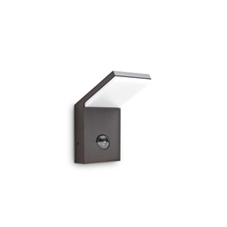 [8021696221519] Lampada da parete STYLE con sensore, colore antracite, 4000K, L100xH170xP105mm