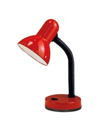 [054023] Lampada da scrivania Basic rossa con braccio flessibile Eglo.