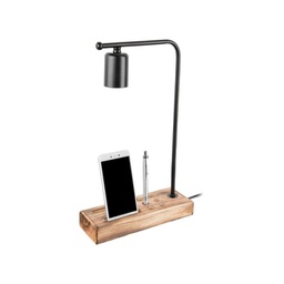 [EFFEZ95875] Lampada da scrivania con porta cellulare Vito 24 xh. 39 cm EFFEZ