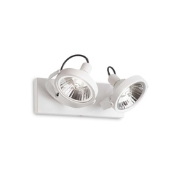 [8021696200200] Lampada da soffitto Glim Bianco 310x190x120mm