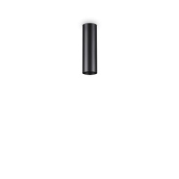 [8021696233062] Lampada da soffitto LOOK PL1 H20 nero - D60xH200mm