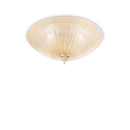 [8021696140179] Lampada da soffitto ambra D 400 x H 120 mm