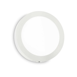 [8021696240367] Lampada da soffitto bianco D 400 x H 40 mm