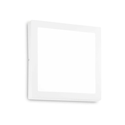 [8021696240374] Lampada da soffitto bianco L 400 x H 40 x P 400 mm