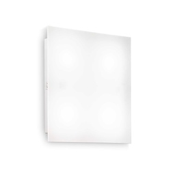 [8021696134901] Lampada da soffitto bianco L 400 x H 50 x P 400 mm