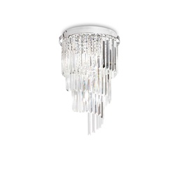 [8021696168920] Lampada da soffitto cromo D 400 x H 660 mm
