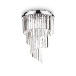 [8021696168937] Lampada da soffitto cromo D 500 x H 690 mm