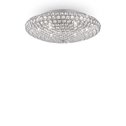 [8021696073255] Lampada da soffitto cromo D 535 x H 190 mm