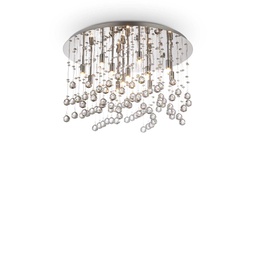 [8021696077802] Lampada da soffitto cromo D 600 x H 360 mm
