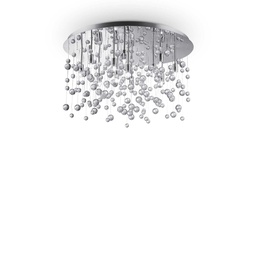 [8021696022239] Lampada da soffitto cromo D 630 x H 315 mm