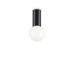 [8021696232980] Lampada da soffitto nero D 50 x H 100 mm