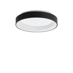 [8021696307213] Lampada da soffitto nero D 595 x H 110 mm