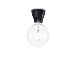 [8021696155142] Lampada da soffitto nero D 75 x H 60 mm