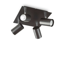 [8021696156781] Lampada da soffitto nero L 305 x H 130 x P 305 mm