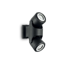 [8021696129501] Lampada da soffitto nero L 90 x H min 140 - max 160 x P 240 mm