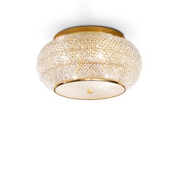 [8021696100807] Lampada da soffitto oro D 400 x H 220 mm