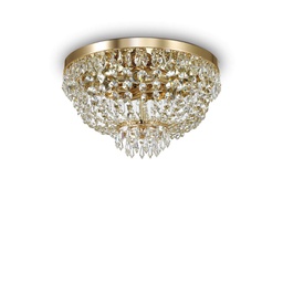 [8021696114675] Lampada da soffitto oro D 410 x H 300 mm