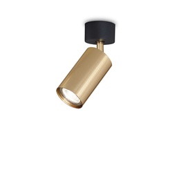 [8021696244662] Lampada da soffitto ottone D 55 x H 165 mm