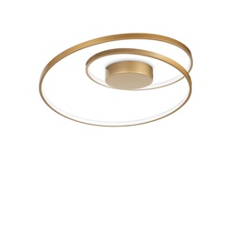 [8021696269429] Lampada da soffitto ottone D 600 x H 180 mm