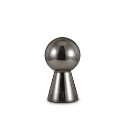 [8021696116570] Lampada da tavolo Birillo TL1 fumé - D 175 x H 300 mm