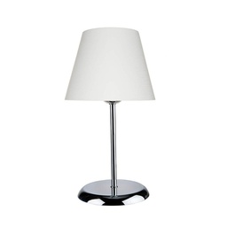[EFFEZ95858] Lampada da tavolo Elva ASZ1047 in metallo e paralume tessuto EFFEZ