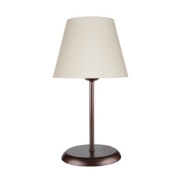 [EFFEZ95859] Lampada da tavolo Elva ASZ1050 in metallo e paralume tessuto EFFEZ