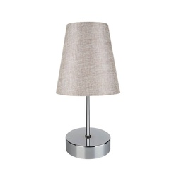 [EFFEZ95864] Lampada da tavolo Estelya AZ1068 cromo beige EFFEZ
