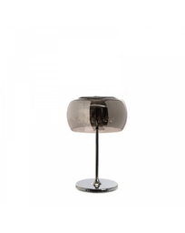 [LA/048] Lampada da tavolo Mirror in vetro e metallo grigio cromo  STS