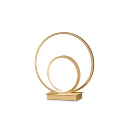 [8021696269498] Lampada da tavolo OZ in ottone con interruttore ON-OFF - 280x310x80 mm