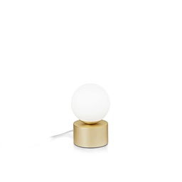 [8021696292458] Lampada da tavolo Perlage TL1 Bianco - D100xH155mm
