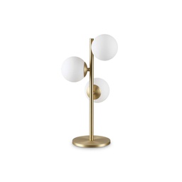 [8021696292472] Lampada da tavolo Perlage TL3 Bianco - D240xH430mm