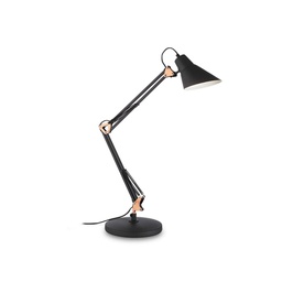 [8021696061160] Lampada da tavolo SALLY TL1 nero-rame - L 230 x H 580 x P 360 mm