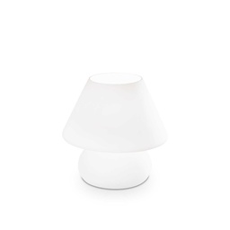 [8021696074726] Lampada da tavolo bianco D 165 x H 185 mm