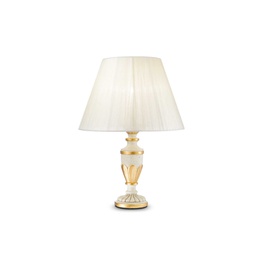 [8021696012889] Lampada da tavolo bianco D 240 x H 350 mm