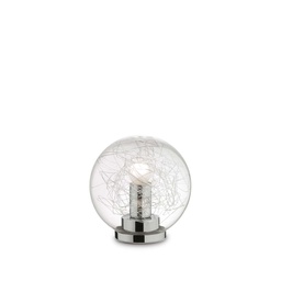[8021696045139] Lampada da tavolo cromo D 200 x H 210 mm