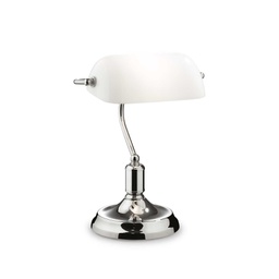 [8021696045047] Lampada da tavolo cromo D 260 x H 380 mm